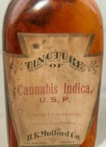 Paul Stanford's antique cannabis bottle collection - Cannabis Indica Tincture
