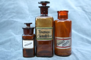Paul Stanford's antique cannabis bottle collection - Hashish, Cannabis Tincture and Cannabis Indica bottles