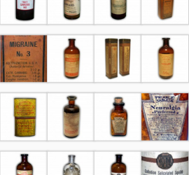 Paul Stanford's antique cannabis bottle collection2